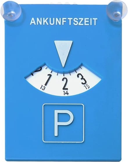ProPlus Parkeerschijf met zuignap - Duits - 15 x 11 cm - Blauw