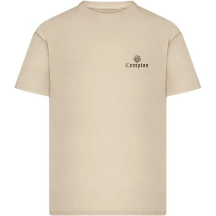 Mister Tee - Compton Lowrider Oversize Heren Tshirt - M - Creme