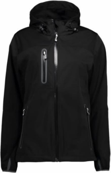ID-Line 0876 Softshell ladies ZwartS