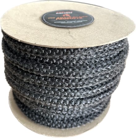 550 °C | ø 6 mm x 25 m zwart kachelkoord rond