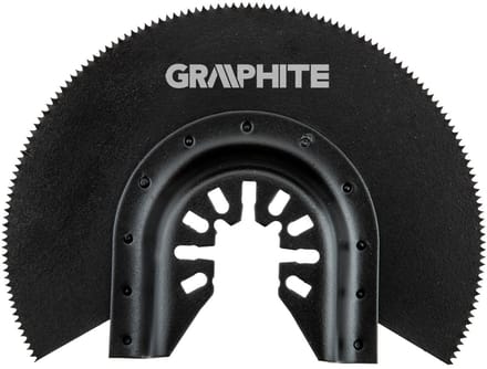 Graphite - Halfronde Blad - HCS voor Hout - 87 mm - 200 Tanden