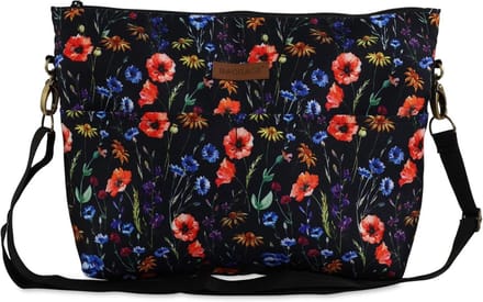 Diaper Bag Stroller Organizer - Diaper Bag for Buggy or Stroller Diaper Bag Stroller Bag or Shoulder Bag Poppies