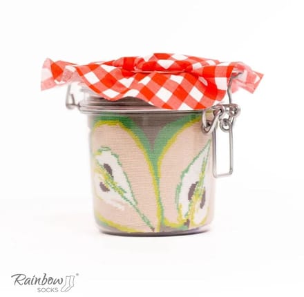 Rainbow Socks - Voegsel Sokken - Aardbei en Peer - Sloep Verpakking - Kleurvol