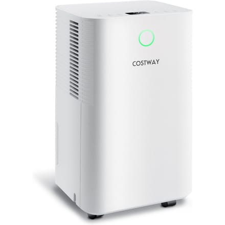 15L Mobiele Ontvochtiger voor 15㎡ – Stil & Efficiënt – 25,5 x 22 x 45 cm – Wit