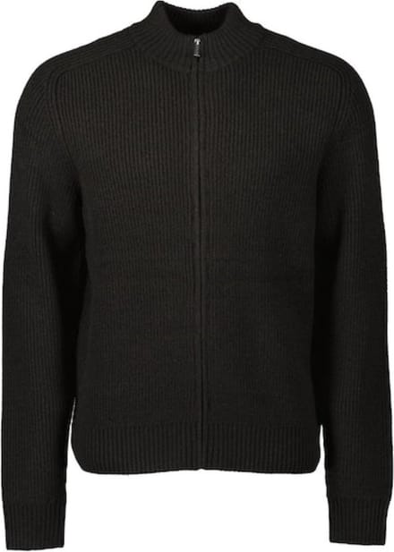Blue seven heren - Vest 376456 zwart dun maat L