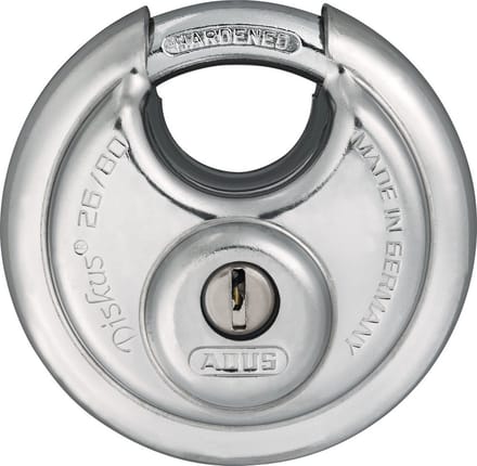 ABUS 26 discusslot met 2 sleutels 26/80