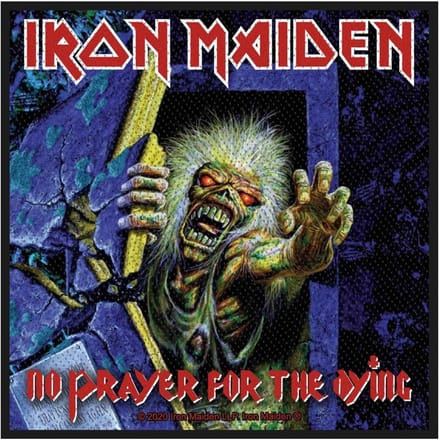 Iron Maiden No prayer for the dying Unisex Patch - meerkleurig - Standard
