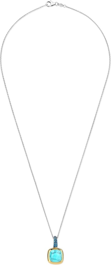 TI SENTO Dames Hanger - 925 zilver - Turquoise - 6829TQ