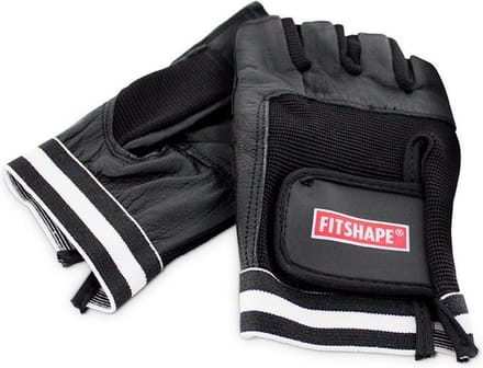 Fitshape Leren fitness handschoenen