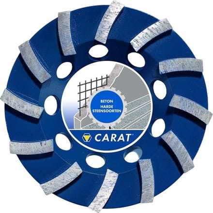 Carat Slijpkop Beton Ø115X22,23 Mm Dustec®, Dg Classic