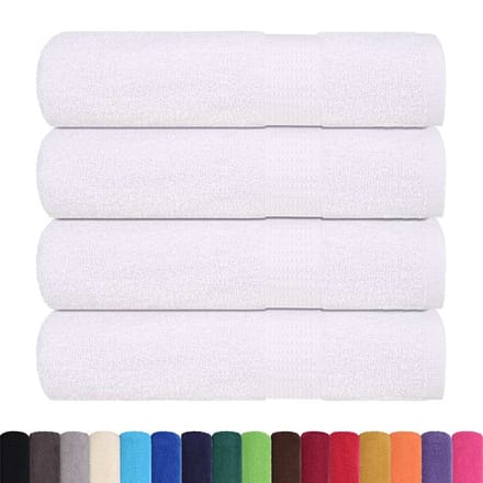 vidaXL - Handdoeken - FROGN - 4 - st - 50x100 - cm - 360 - g/m² - wit