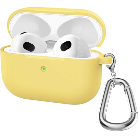 CaseBody Stevig Siliconen AirPods 3 Hoesje Geel