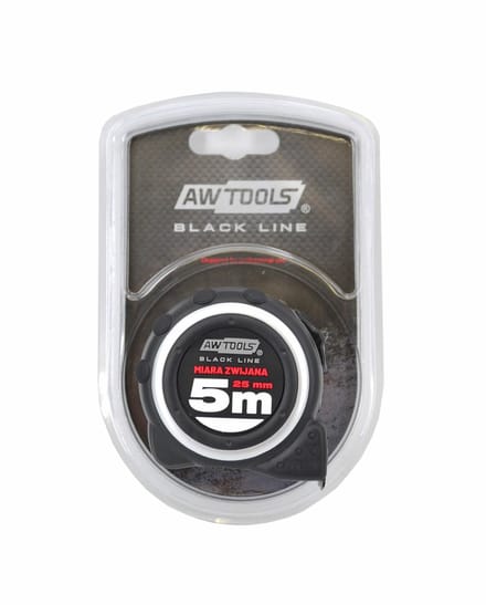 Awtools - Rolmaat - 5m x 25mm - ABS + TPR