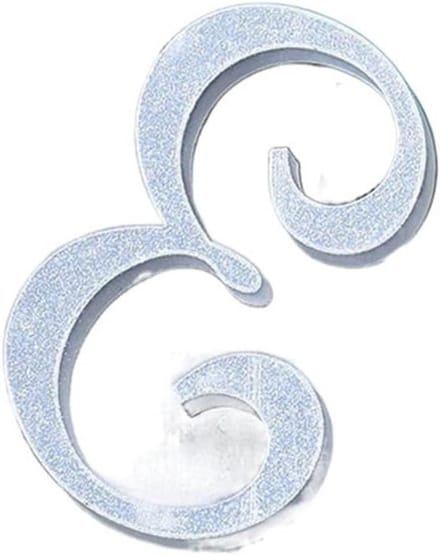 Huisnummer - Deurnummer Plaques - Adres Weergeven - Drijvend Ontwerp - 7 cm - Goud