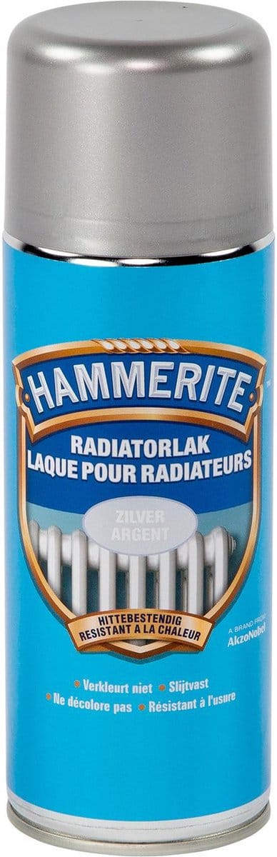 Hammerite radiatorlak zilver 400ml