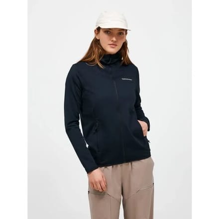 Peak Performance Light Zip Hood Dames (Maat - S, Kleur - BLACK)