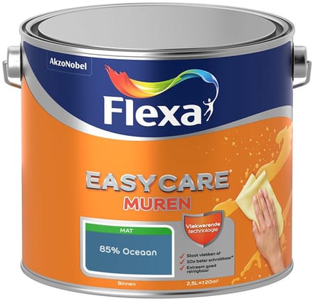 Flexa - Easycare Muren - 85% Oceaan - Mengverf - 2,5 L