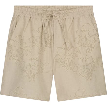 Olaf Embroidered Flower Shorts Shorts Beige M250404
