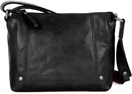 Leren Crossbodytas - Isolde - Zwart
