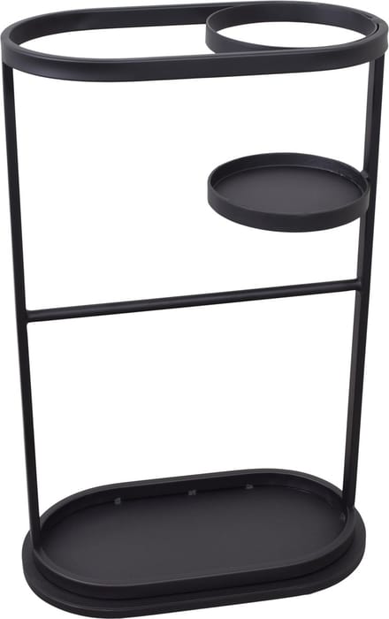 LOFT42 Stormy Paraplubak Zwart - Metaal – 53x20x20