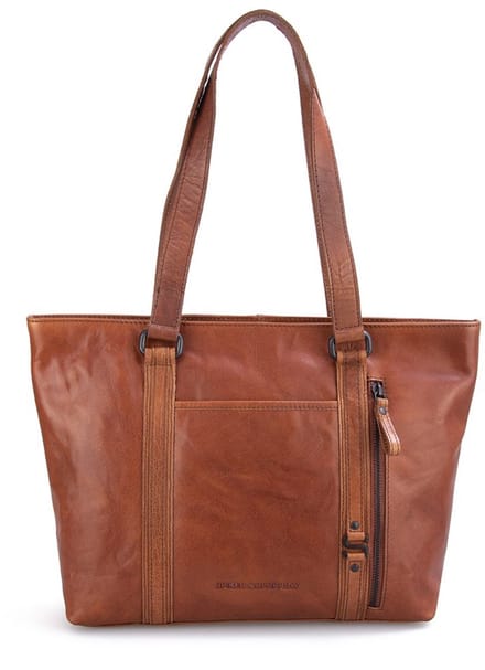 Leren Shopper - Gabby - Brandy