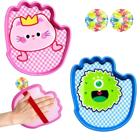 Vangbal Spel Set - Gooi Vang Spel - Actief Buitenspelen - Valbestendige Constructie - 40 x 20 x 5 cm
