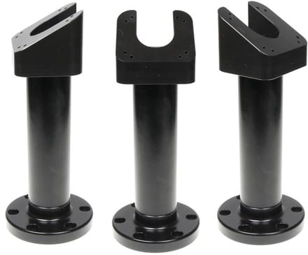Pedestal Mount 350 degrees swiveling top 30 Â°