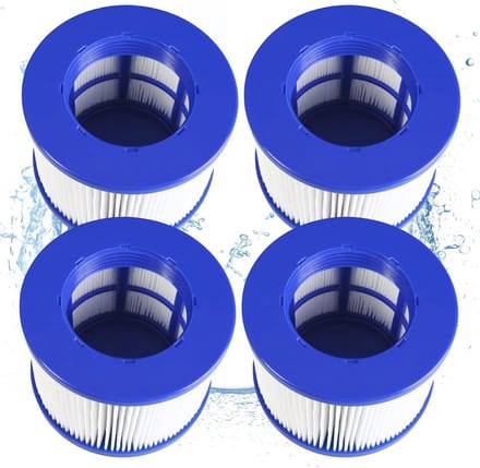 Solidchoice - Filterpatroon voor Opblaasbare Spa, Set van 4 Stuks voor Schone Waterkwaliteit