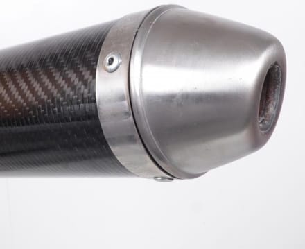 giannelli carbon uitlaatdemper voor scooter Ø22mm nieuw