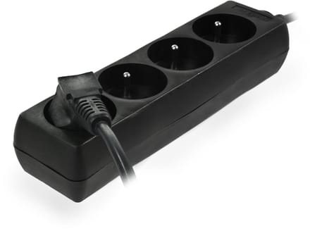 AWTOOLS Serie - Huishoud Verlengsnoer - 4 Stopcontacten - 1,5m - Geaard