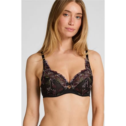 Hunkemöller Niet-voorgevormde beugel bh Lily Zwart
