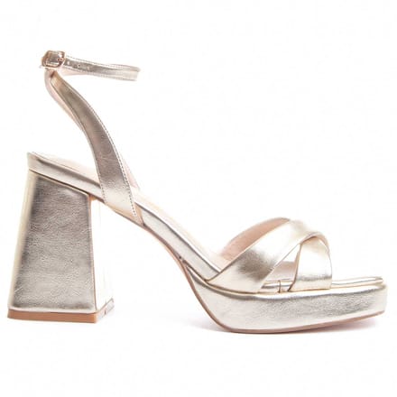 Sandalia De Tacón Para Mujer.  Montevita  Festsand4  88519 40 goud