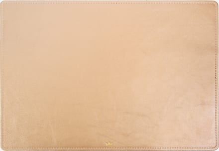 Dutchdeluxes - Handgemaakt - Leer - Placemats - 1 stuk - Goud