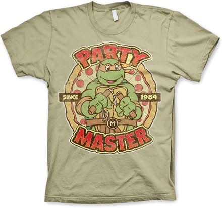 Teenage Mutant Ninja Turtles Heren Tshirt -XL- Party Master Since 1984 Groen