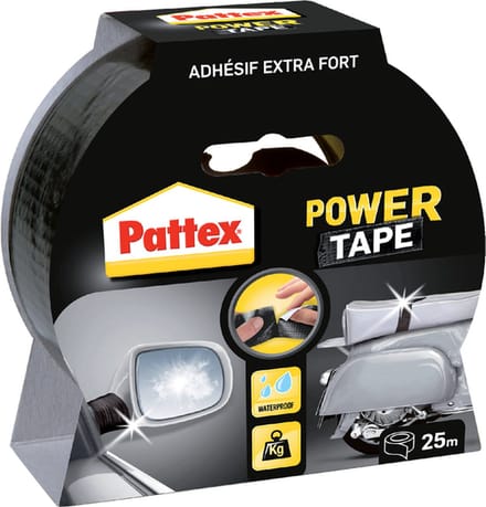 Plakband Pattex Power Tape 50mmx25m zwart
