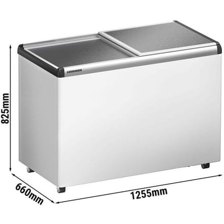 Liebherr Vrieskist - 318 liter - aluminium schuifdeksel - Wit