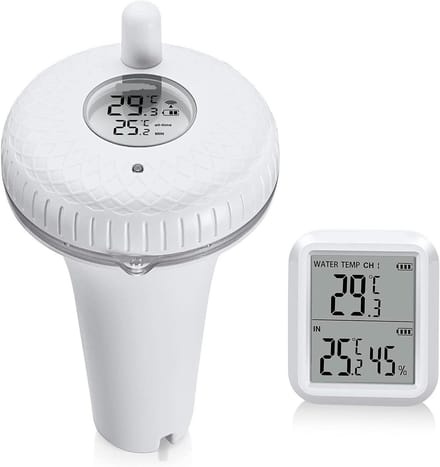 Draadloze drijvende zwembadthermometer met Bluetooth voor precisie temperatuurmetingen
