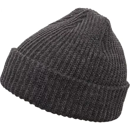 Flexfit - Rib Beanie charcoal one size Beanie Muts - Grijs