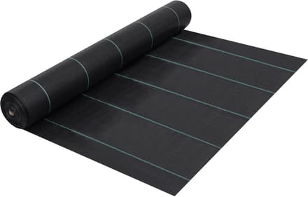 Onkruiddoek 1x100m PP Zwart voor Tuin en Landschap