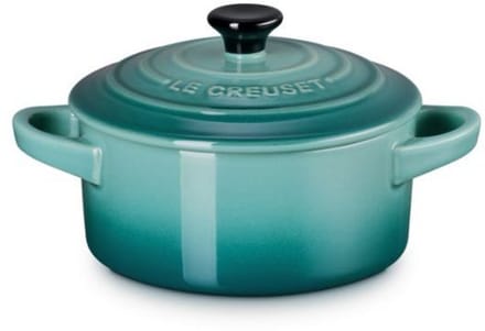 Le Creuset mini stoofpan 10cm - 0,25L bleu riviera
