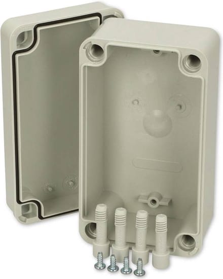 Fibox ABS C 65 G Installatiebehuizing 140 x 80 x 65 ABS Grijs-wit (RAL 7035) 1 stuk(s)