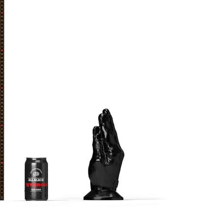 All Black Steroïd - Good Game - Dildo - 23,5 x 10 cm - zwart