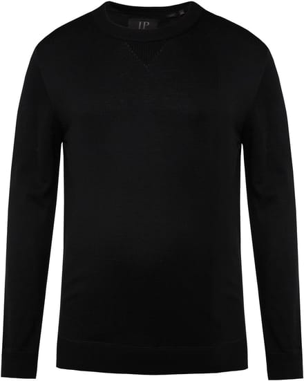 JP 1880 - Heren - Trui MerinoTouch - Zwart - Maat L