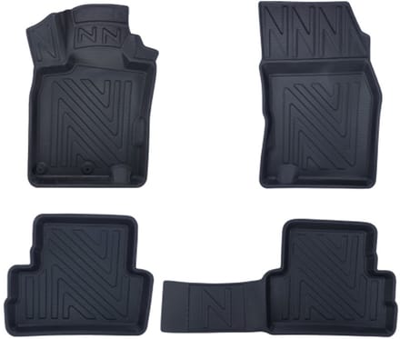 Rubbermatten Nissan Qashqai 2014-2020 (complete set) - Premium carbonlook