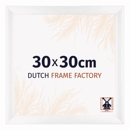 Fotolijst 30x30 cm - MDF - Wit Mat - Praag