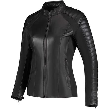 Leren motorjack voor vrouwen Rusty Stitches Jack Donna