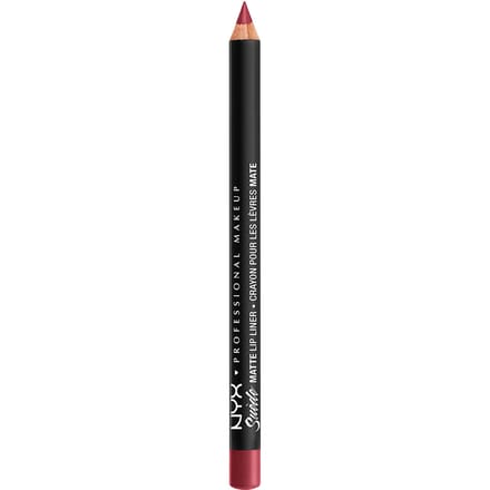 Nyx Professional Makeup Suede Matte Lip Liner - Cherry Skies - Mat Lippotlood - Rood