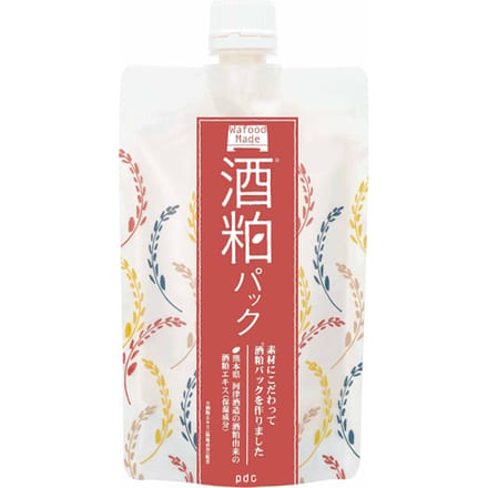 Wafood Made Sake Kasu gezichtsmasker op basis van sake-bezinksel, 170 g