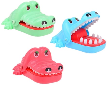 Johntoy Krokodil Bijtspel - 1 stuk - Assorti