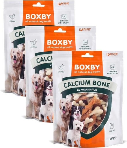 Proline Boxby Calcium Bone - Hondensnacks - 3 x 360 g Valuepack